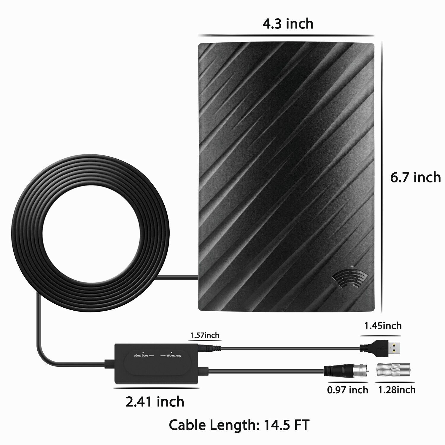Long Range Indoor HDTV 4K Digital Antenna 600 - product image 8