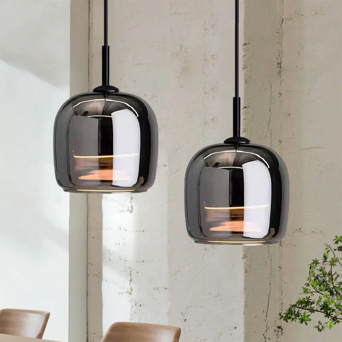 Lámpara colgante de cocina estilo nórdico con accesorio de techo ajustable