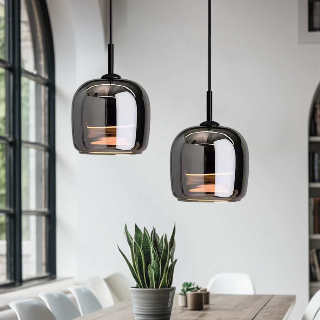 Lámpara colgante de cocina estilo nórdico con accesorio de techo ajustable