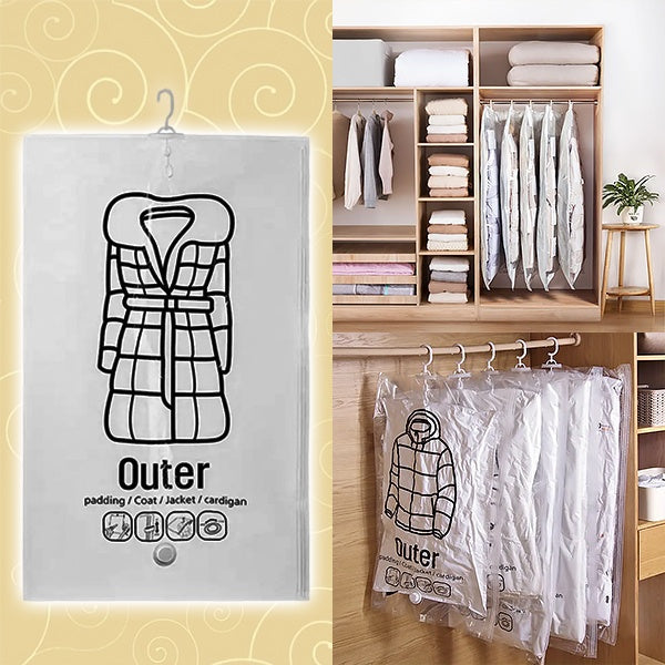 Hanging Vacuum Storage Bags (4 Pcs) - product detail 2
