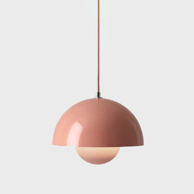 Lámpara colgante Nordic Dome Iluminación de techo contemporánea y minimalista