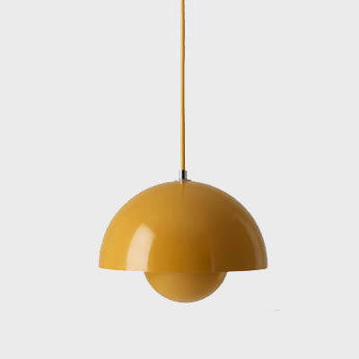 Lámpara colgante Nordic Dome Iluminación de techo contemporánea y minimalista