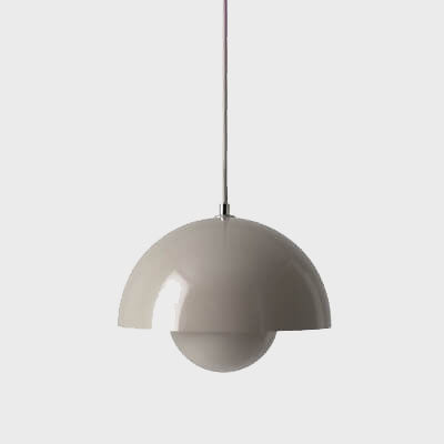 Lámpara colgante Nordic Dome Iluminación de techo contemporánea y minimalista
