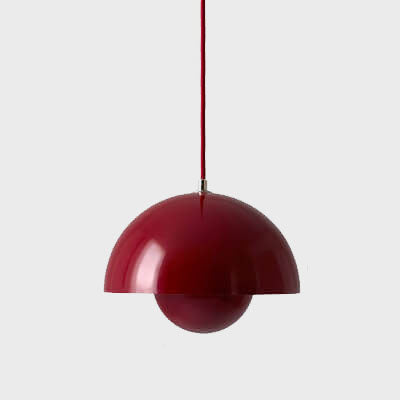 Lámpara colgante Nordic Dome Iluminación de techo contemporánea y minimalista