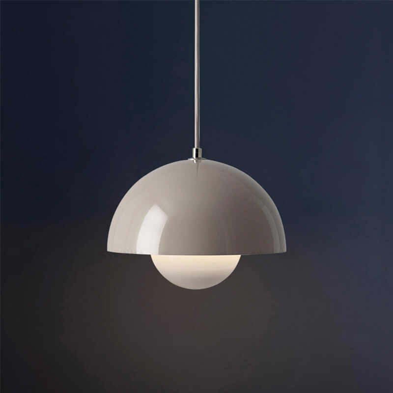 Lámpara colgante Nordic Dome Iluminación de techo contemporánea y minimalista