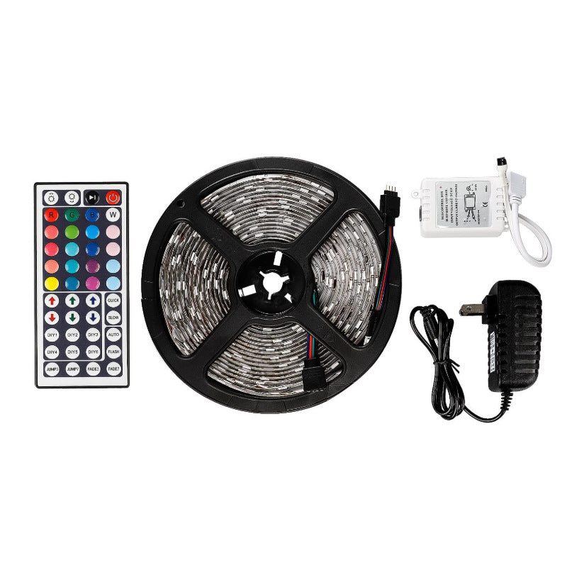Tira de luz LED impermeable con control remoto y cambio de color