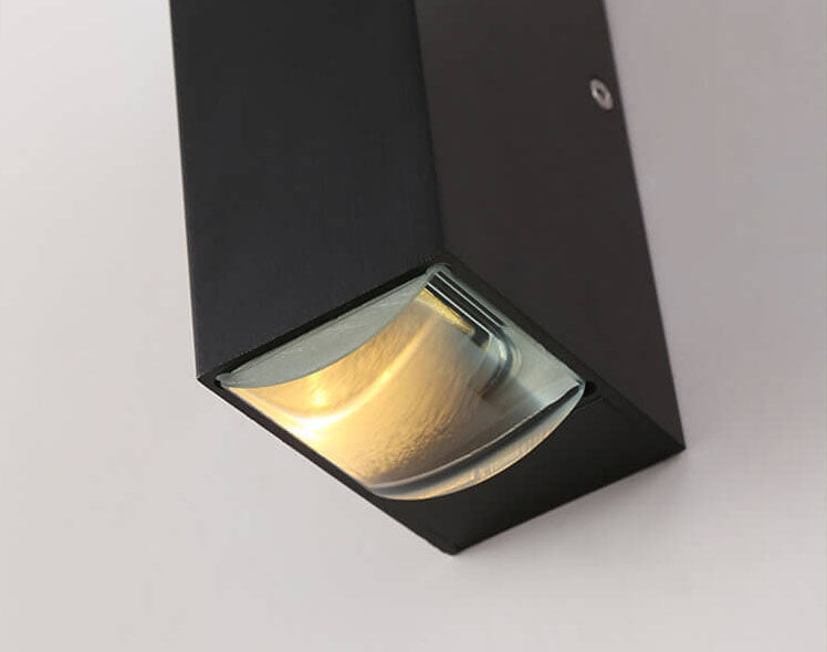 Luz de pared LED impermeable para exteriores, moderna, para patio y jardín.