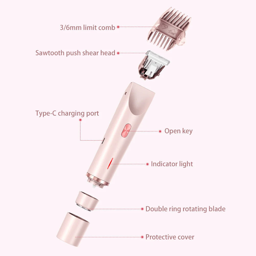 Gentle Electric Hair Trimmer For Women - product detail 6