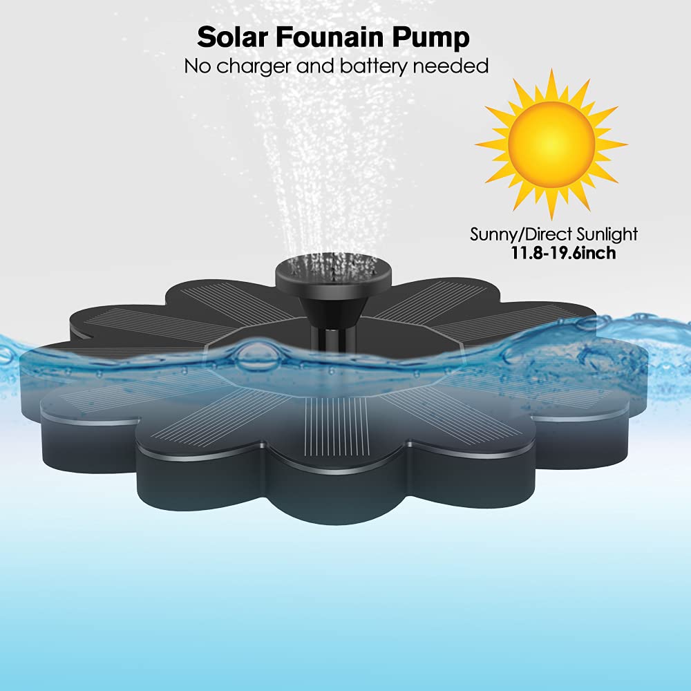 Flower-Shaped Water Fountain For Ponds And Pools - product detail 3