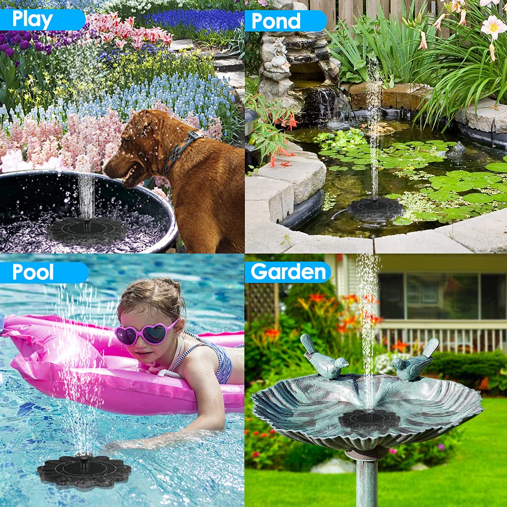 Flower-Shaped Water Fountain For Ponds And Pools - product detail 4