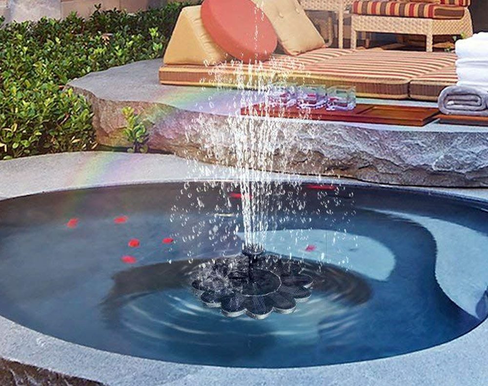 Flower-Shaped Water Fountain For Ponds And Pools - product detail 5