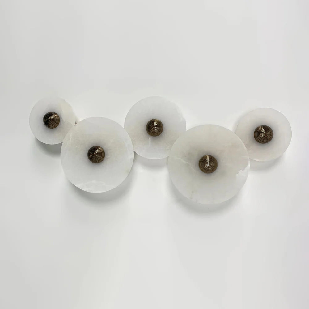Lámpara de pared decorativa redonda LED de montaje empotrado