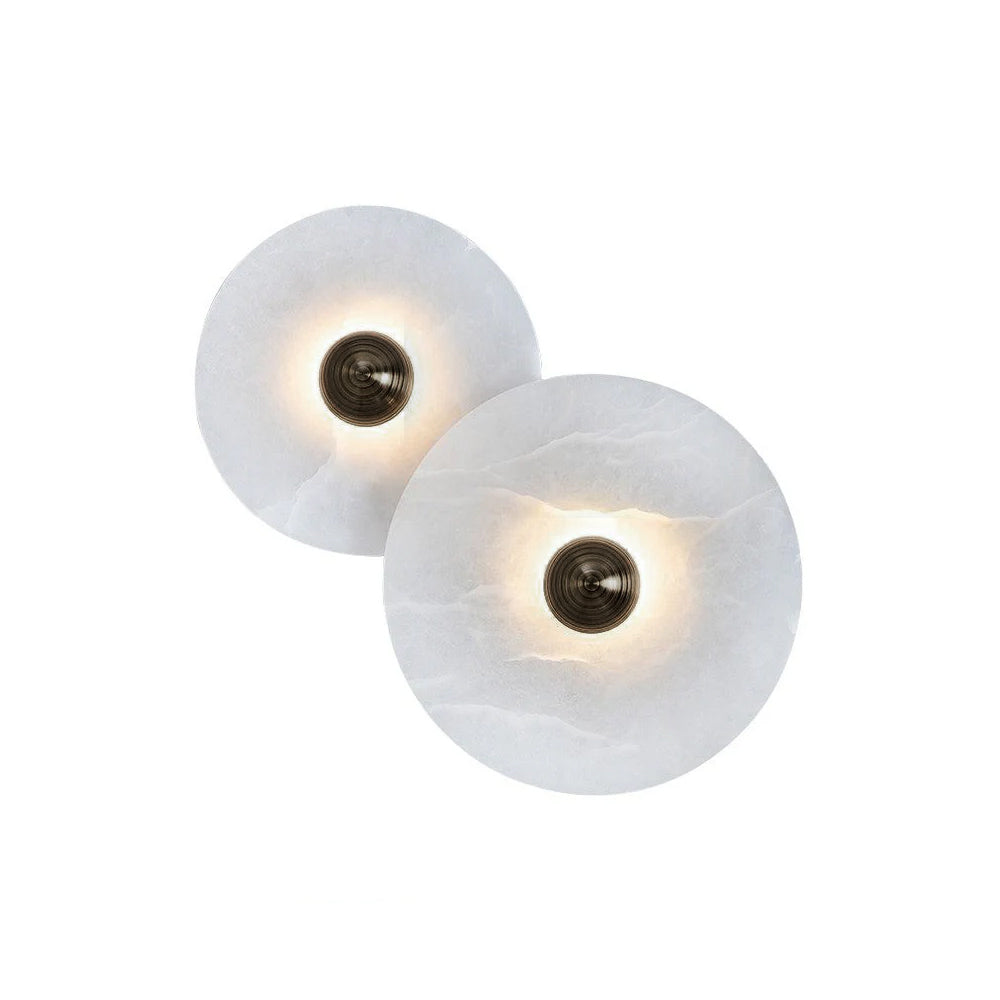 Lámpara de pared decorativa redonda LED de montaje empotrado