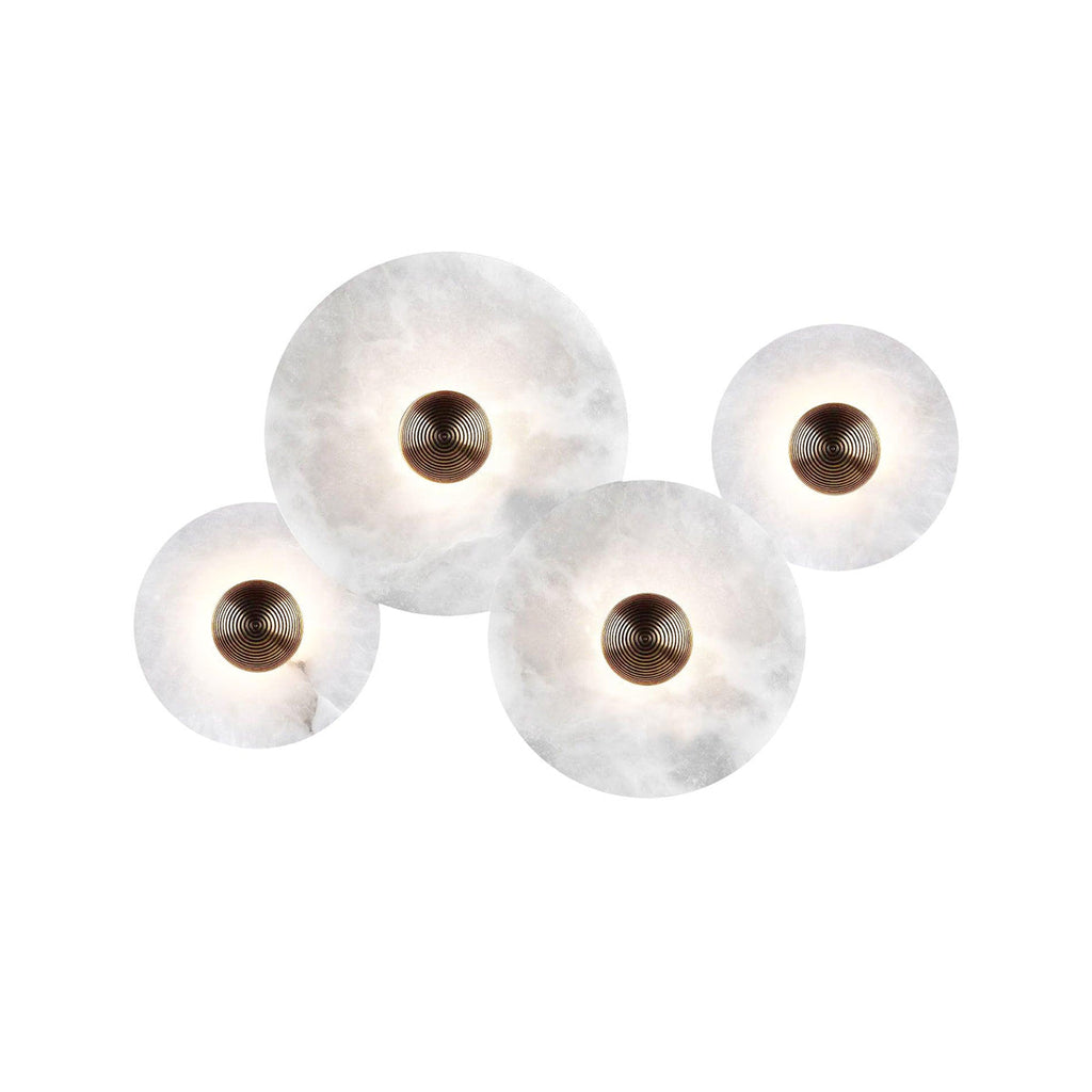 Lámpara de pared decorativa redonda LED de montaje empotrado