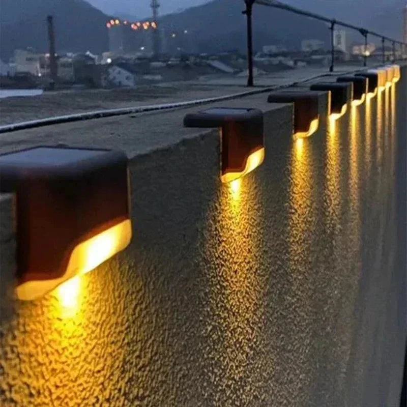 Solar Step Lights 8-Pack – Outdoor Path Illumination & Auto On/Off
