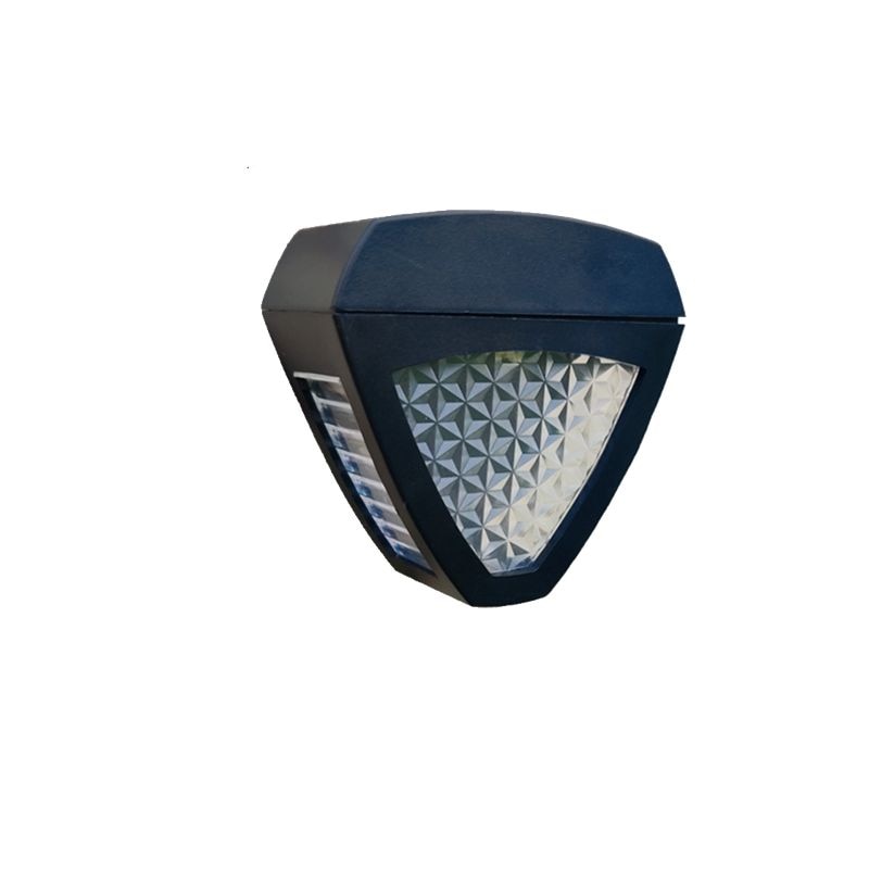 Lámpara solar de pared elegante para patio y entrada de vehículos