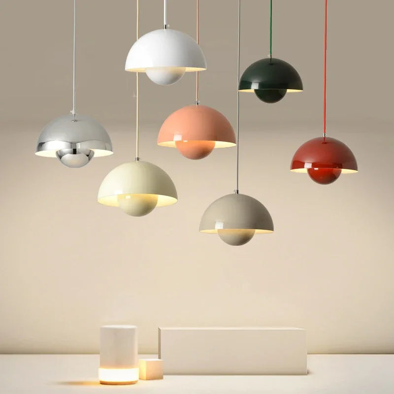 Lámpara de techo colgante minimalista Diseño limpio Iluminación ambiental