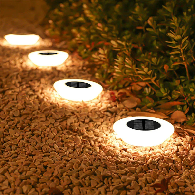 Solar Ground Light 4-Pack – 14 LEDs & 360° Ground Illumination