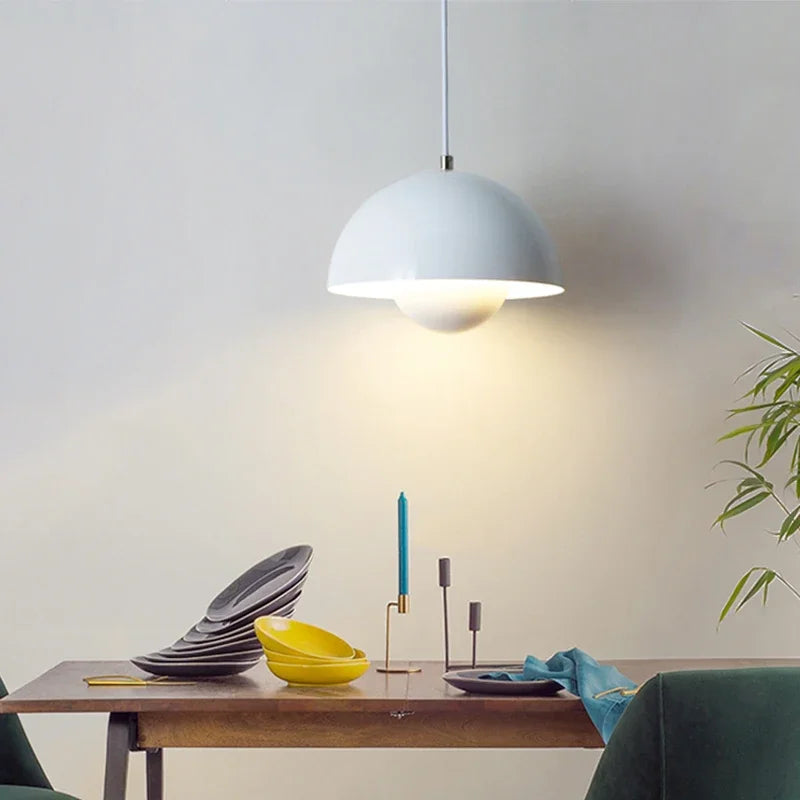 Lámpara de techo colgante minimalista Diseño limpio Iluminación ambiental