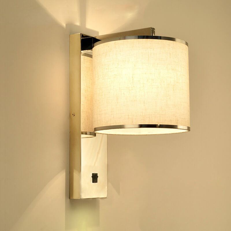 Lámparas de pared modernas doradas para dormitorios y salas de estar