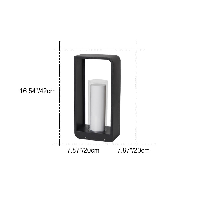 Luz moderna para senderos y jardines exteriores