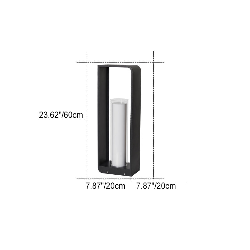 Luz LED cuadrada para exteriores Iluminación moderna para jardín y patio