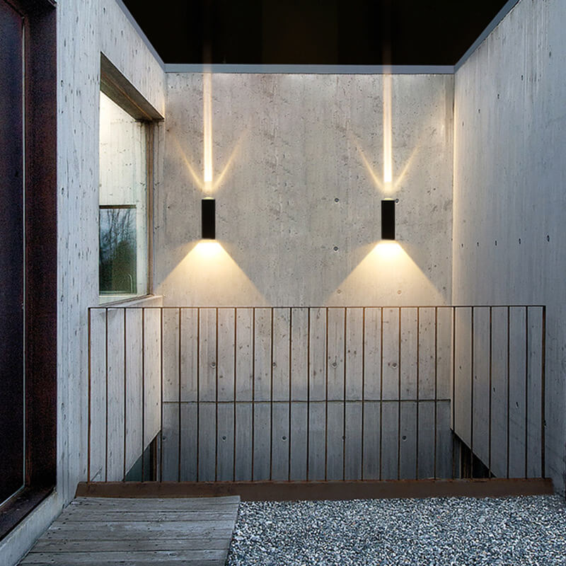 Luz de pared LED impermeable para exteriores, moderna, para patio y jardín.