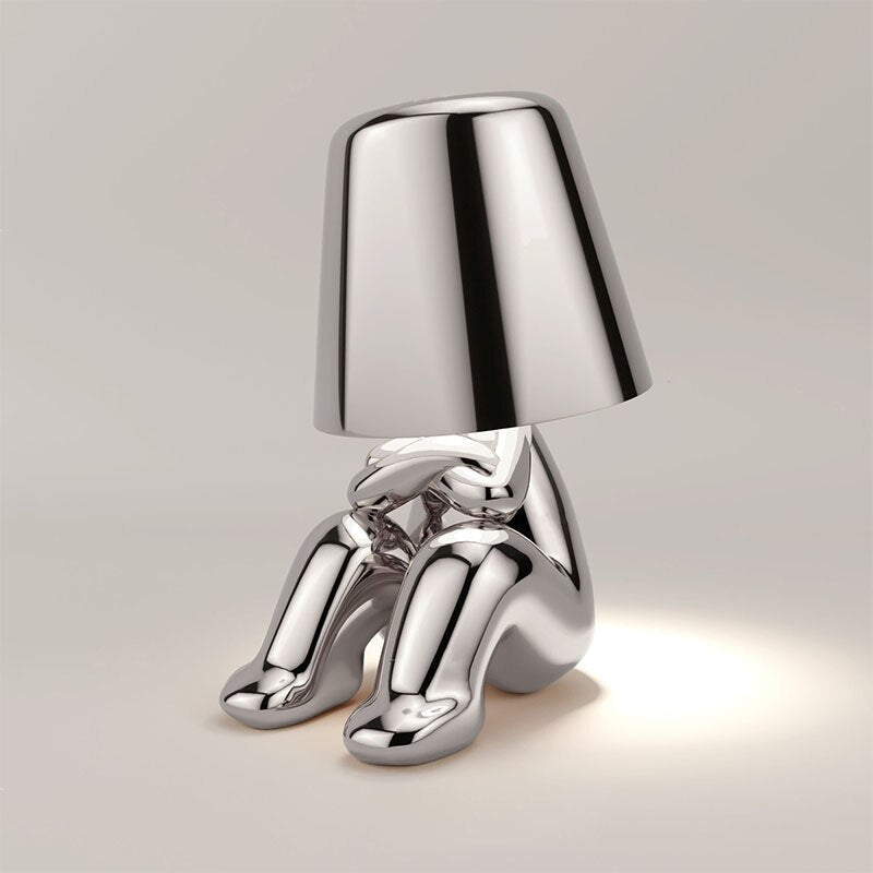 Lámpara de mesa LED portátil recargable con iluminación táctil ajustable