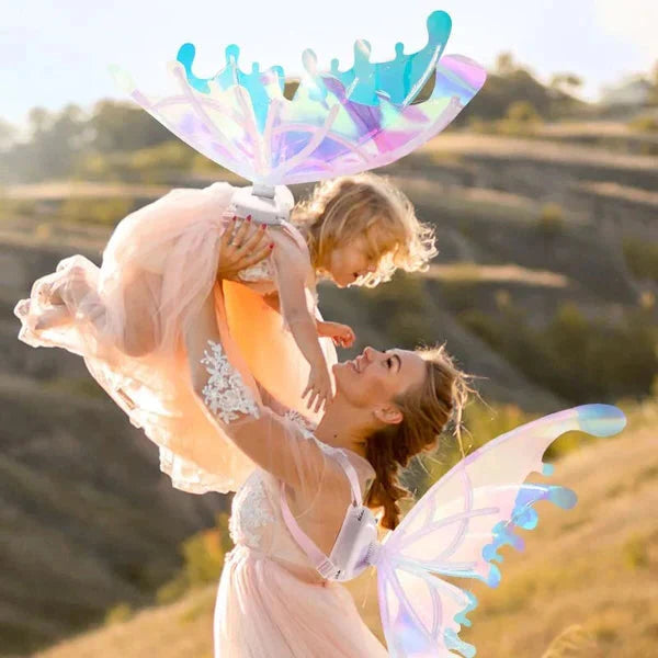 Electric Colorful Kids / Adults LED Fairy Wings Costume - product image 3