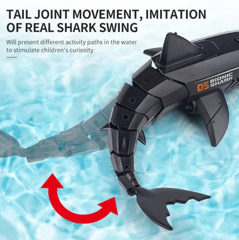 Remote Control Shark Submarine Toy RC Shark Electric Rechargeable Water Toy - product image 4