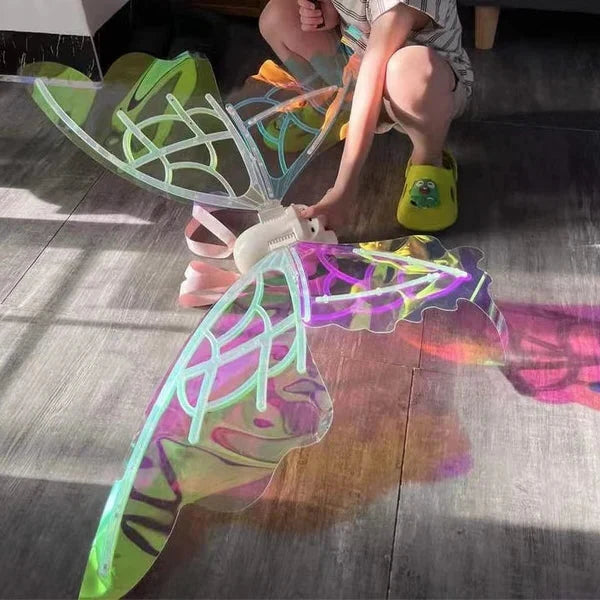 Electric Colorful Kids / Adults LED Fairy Wings Costume - product image 4