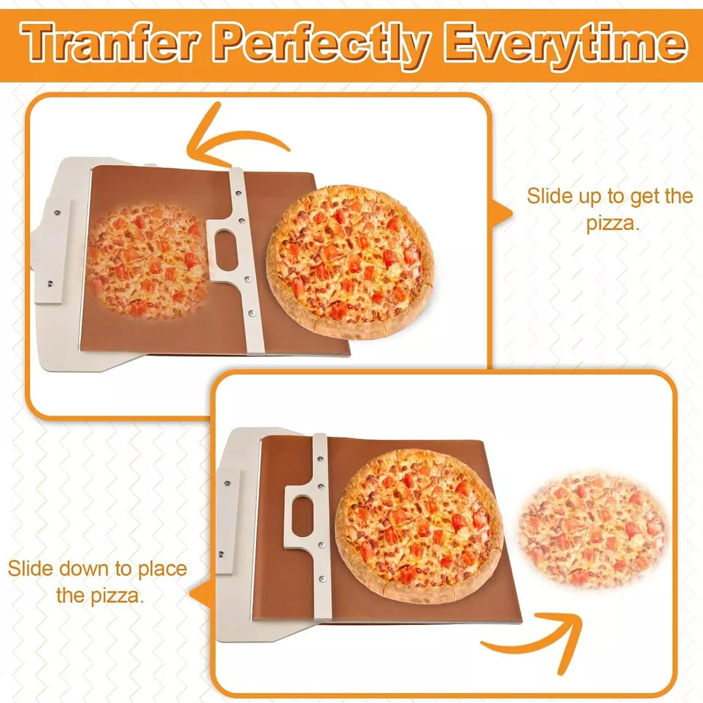 Sliding Pizza Peel – Easily Transfer & Serve Your Pizza - product image 2