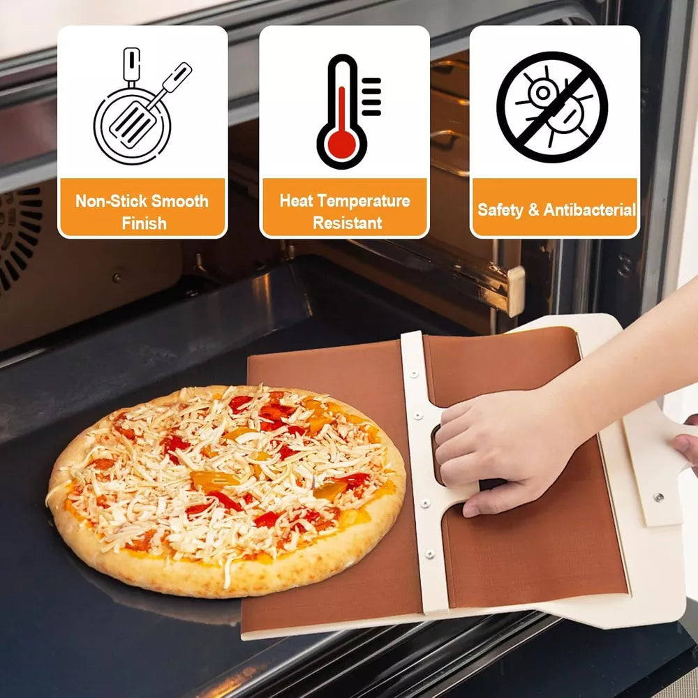 Sliding Pizza Peel – Easily Transfer & Serve Your Pizza - product image 3