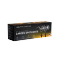 Foco solar resistente al clima con LED ajustable para senderos