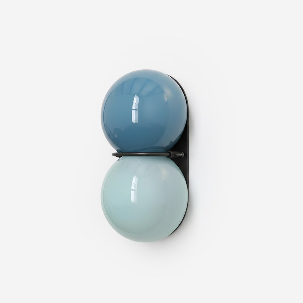 Lámparas de pared Twin Orb para interiores modernos