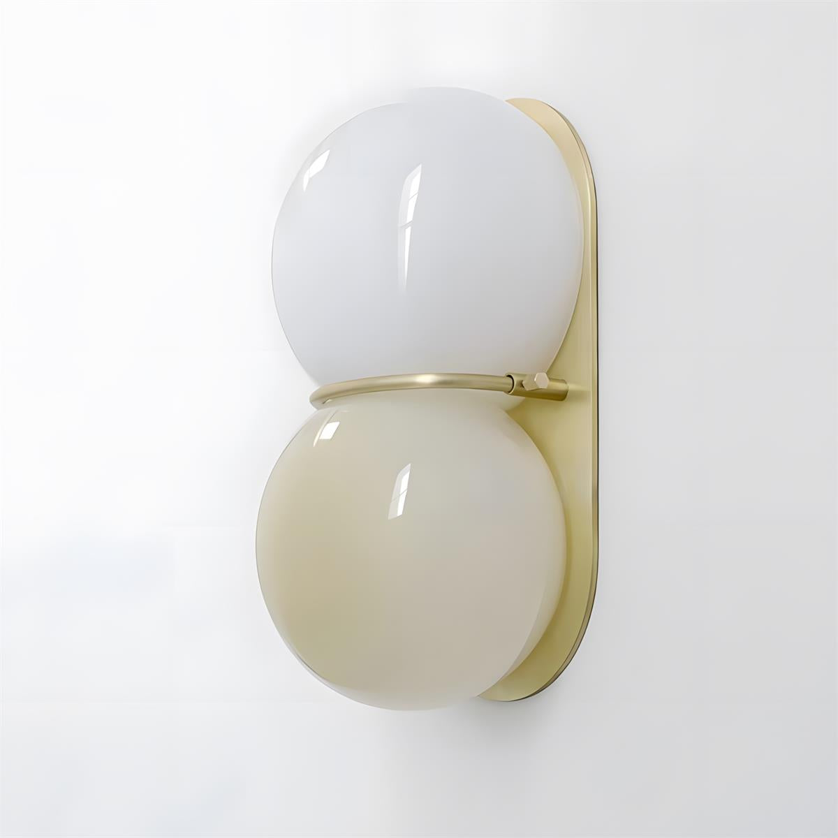 Lámparas de pared Twin Orb para interiores modernos