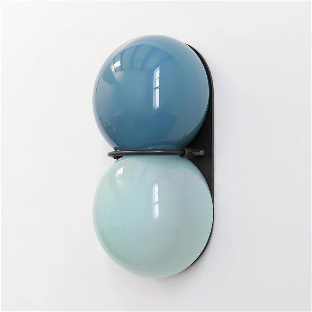Lámparas de pared Twin Orb para interiores modernos