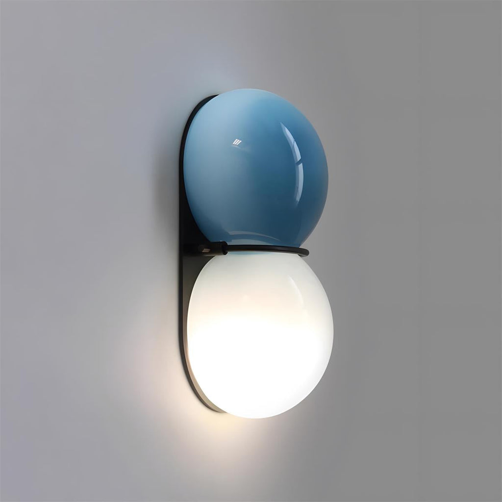 Lámparas de pared Twin Orb para interiores modernos