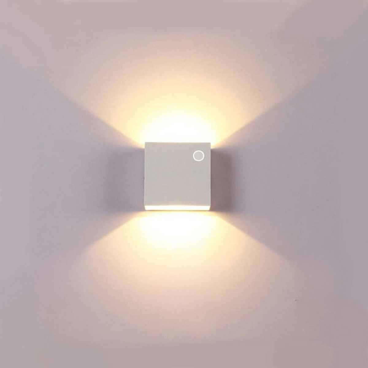 Luz de Pared con Sensor de Movimiento Ajustable Iluminación LED para Exterior