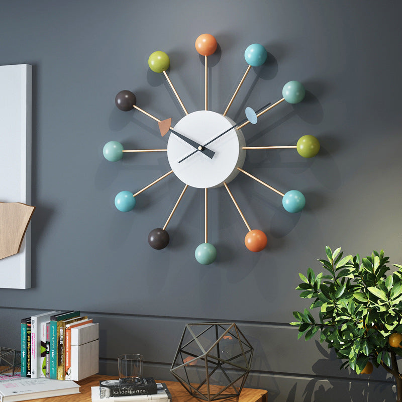 Decorative Large Silent Wall Clock For The Living Room - product detail 4