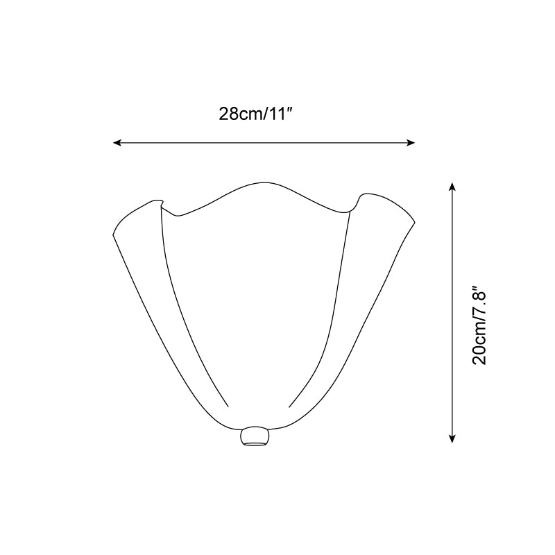 Lámpara de pared decorativa escultural para interiores modernos