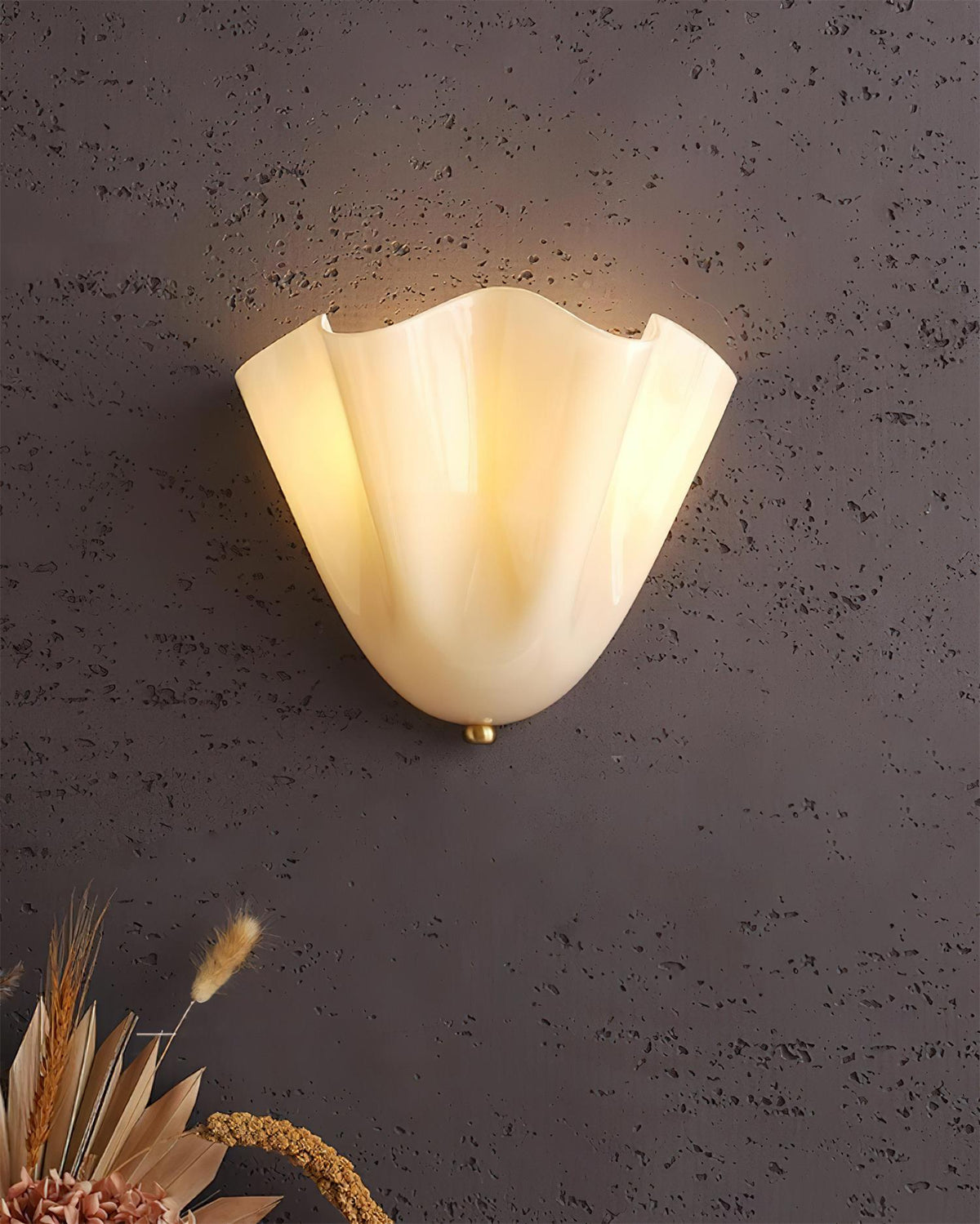 Lámpara de pared decorativa escultural para interiores modernos