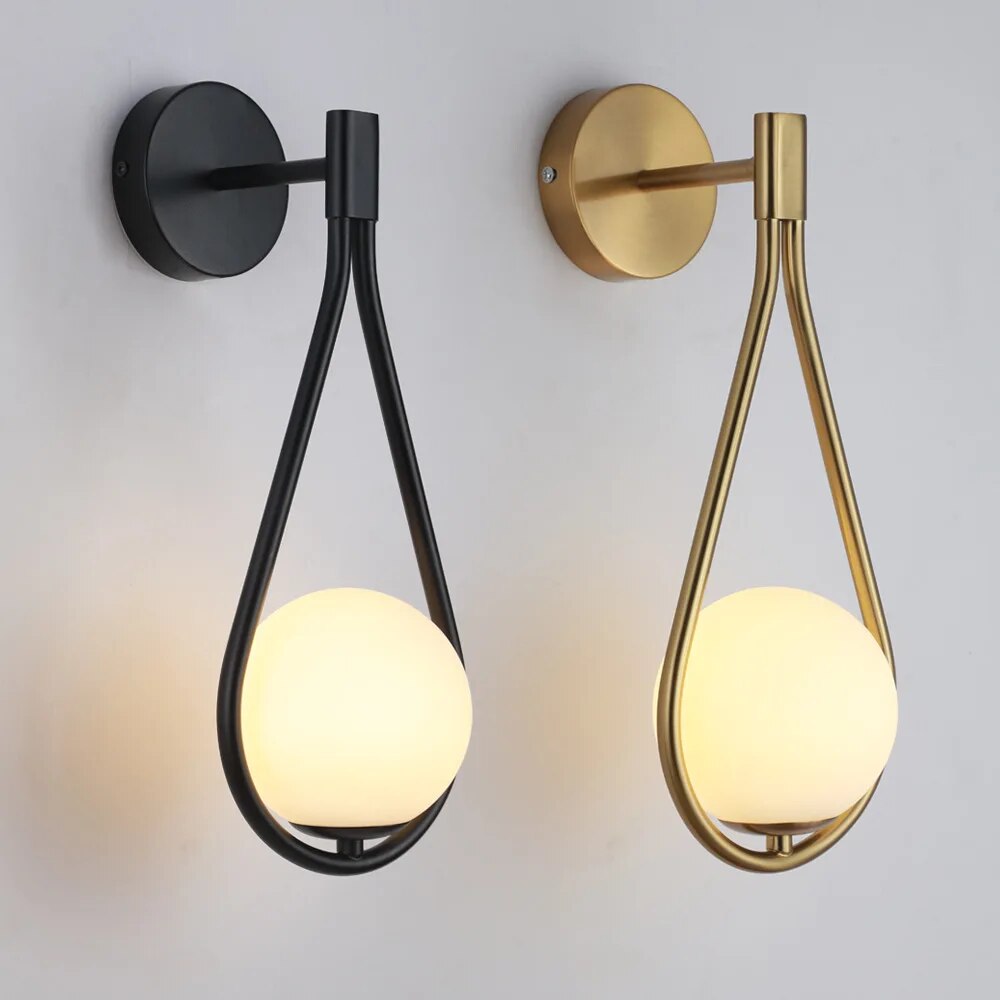 Lámpara de Pared Estilo Nórdico Luz Ambiental Contemporánea para el Hogar