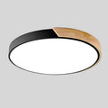 Luz de techo redonda delgada moderna y minimalista con brillo para espacios del hogar