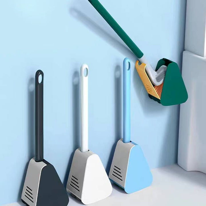 Hygienic Silicone Toilet Brush With Wall Mount - product detail 5