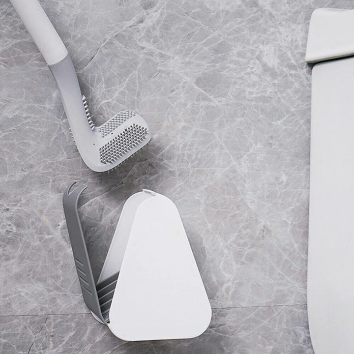 Hygienic Silicone Toilet Brush With Wall Mount - product detail 8
