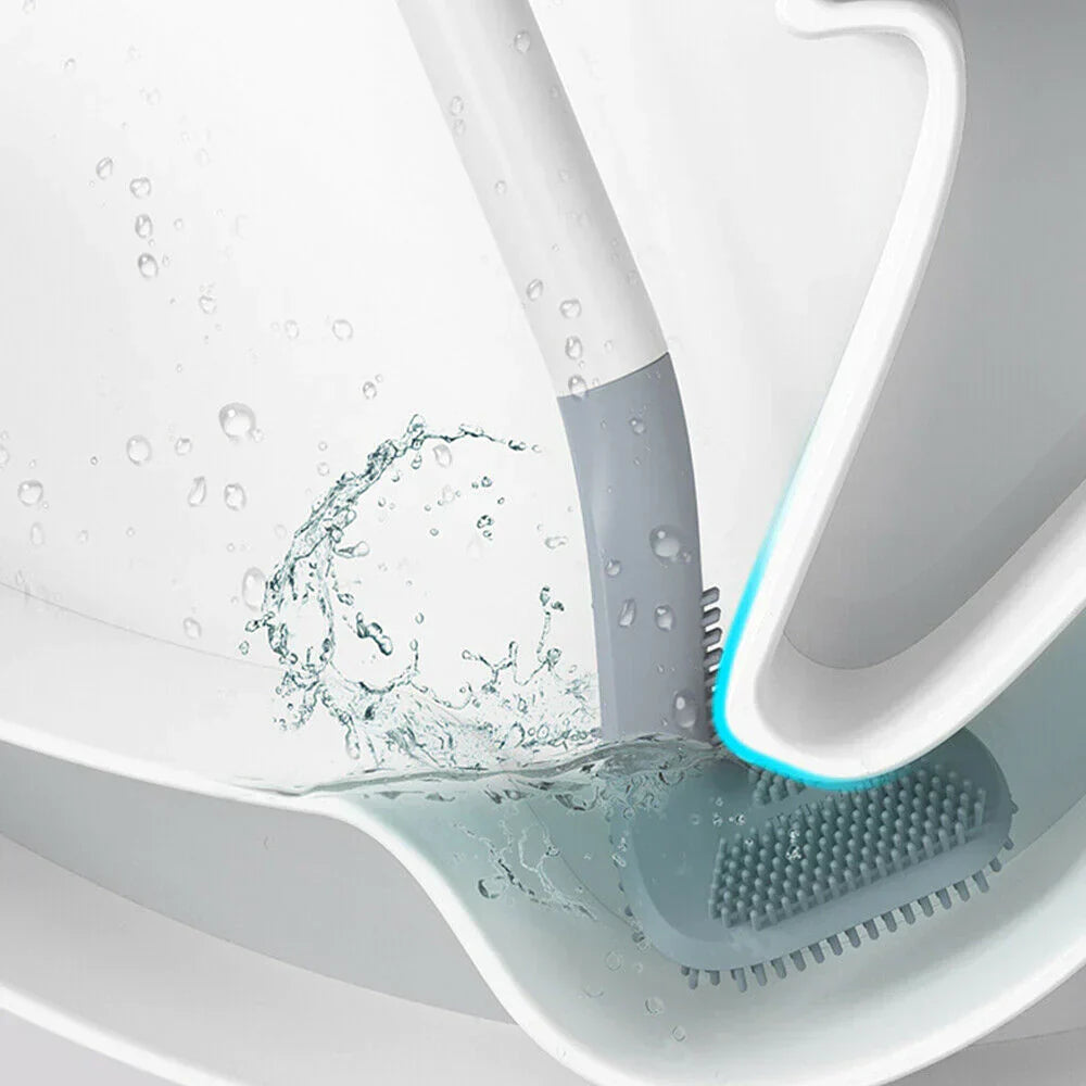 Hygienic Silicone Toilet Brush With Wall Mount - product detail 10