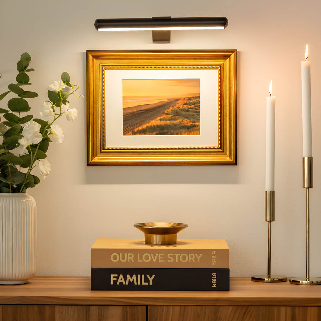 Lámpara de pared estilo galería