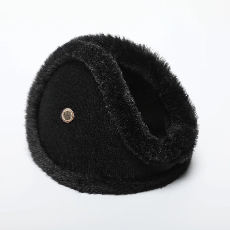 Plush Winter Ear Muffs with Earpiece - product detail 5
