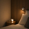 Aplique de pared LED magnético ajustable, inalámbrico y recargable, a pilas